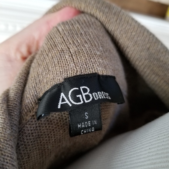 $5⭐️ Cowl Neck Tan Sweater Dress - Picture 6 of 7